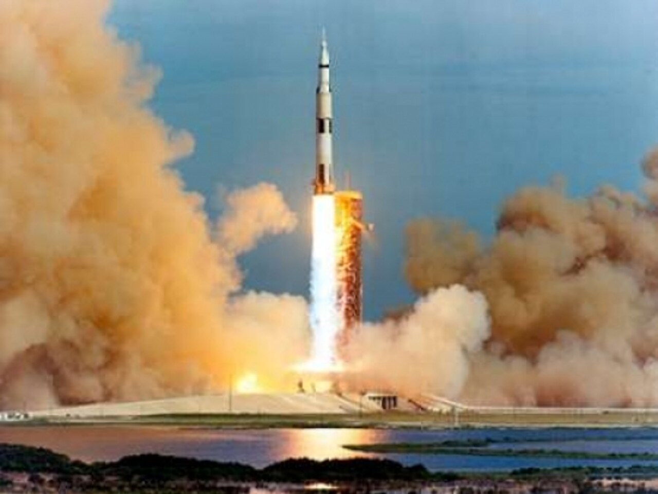 Launch of the Apollo 15 Mission to the Moon 1971 Poster Print by NASA - Item # VARPDX393568